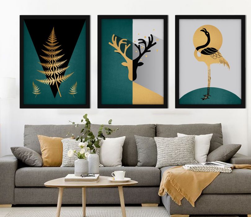 https://rkgdeal.com/uploads/17036798855050Wall-frames_minimalist-gold-black-fern-flamingo-and-deer-wall-frame.jpg